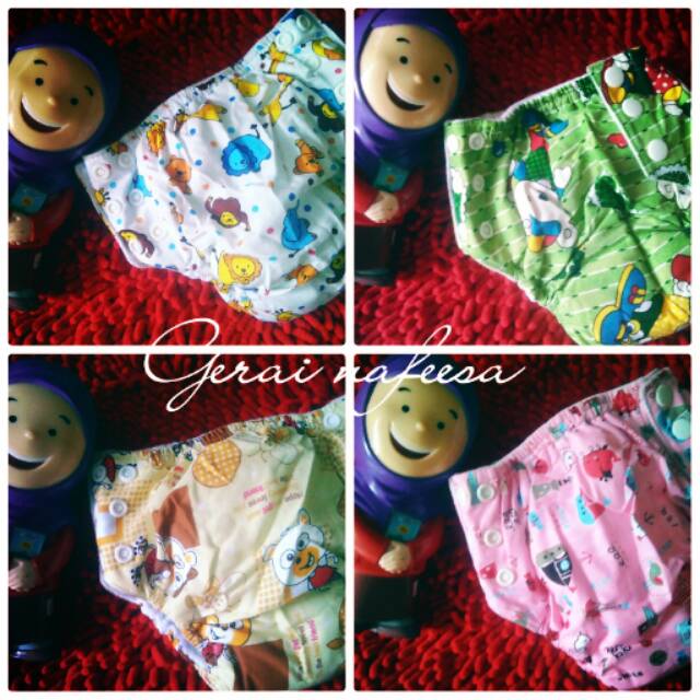 clodi nadnad by sakina pocket pant/popokkain/popok cuci ulang