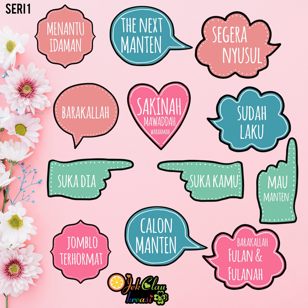 Props Photobooth Pesta Pernikahan