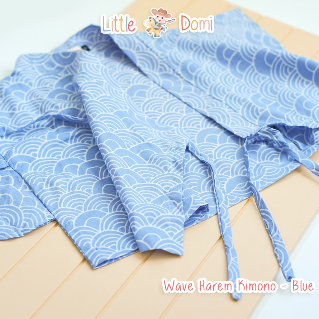 Wave Kimono Top ( Boy / Girl ) - Pakaian Bayi - Kimono Bayi - Atasan Bayi - Little Domi