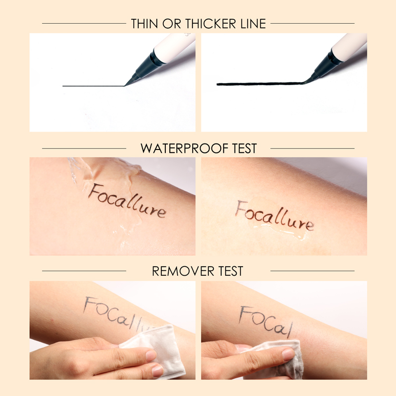 FOCALLURE Liquid Eyeliner Tahan air Eyes Make Up- FA91