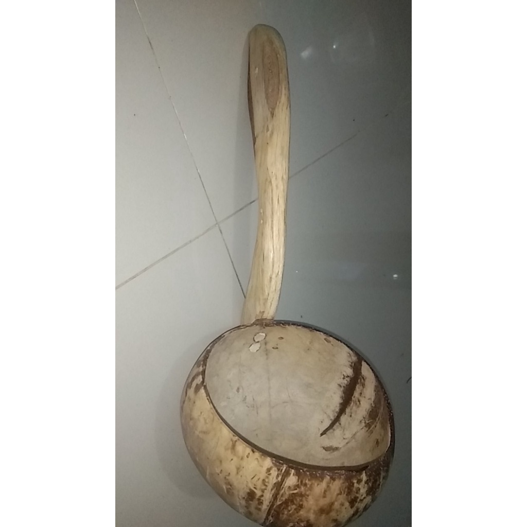 Gayung Batok Kelapa, Siwur Batok, Gayung Tempurung Kelapa, Jebor Kayu, gayung kayu