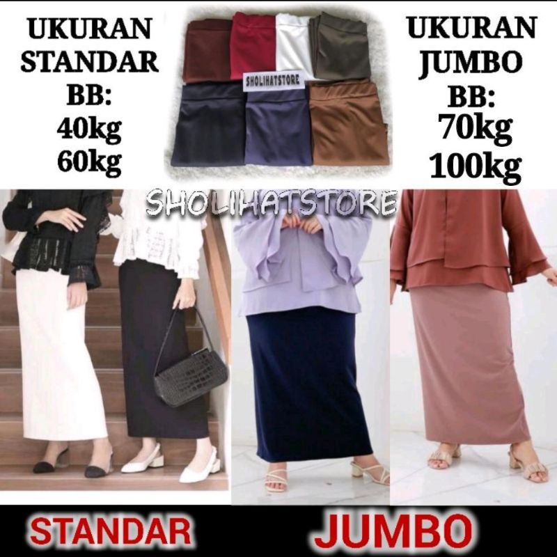 ROK SPAN STANDAR DAN JUMBO / ROK SPAN PANJANG MAXI SKIRT BIG SIZE XXL/XXXL / ROK KERJA FORMAL / ROK SPAN UKURAN JUMBO / ROK SPAN SCUBA JUMBO / MAXI SKIRT / MAXI SKIRT JUMBO / ROK SPAN PANJANG STANDAR / ROK SPAN PANJANG SCUBA SUPER JUMBO / SHOLIHATSTORE