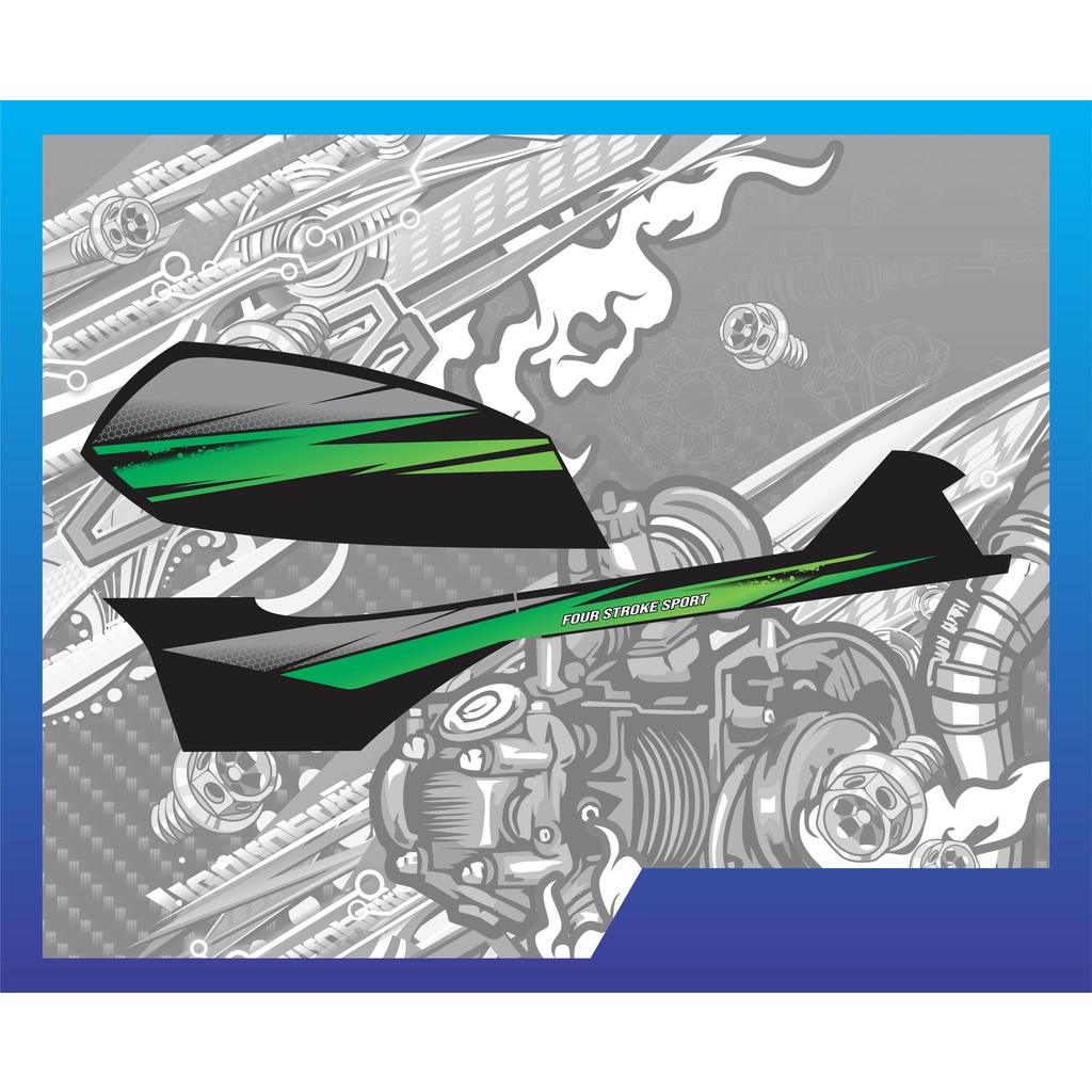 striping GL / Sticker Decal honda GL premium 17