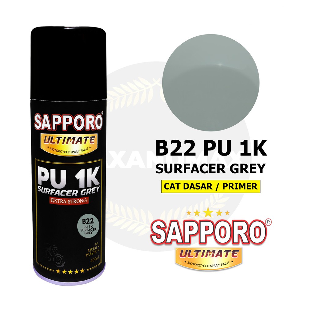 SAPPORO ULTIMATE Surfacer Grey B22 PU 1K 400 ml