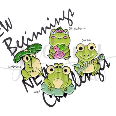 Pin Katak Pin Frog Enamel Lucu Bros Murah Unik GH 208172