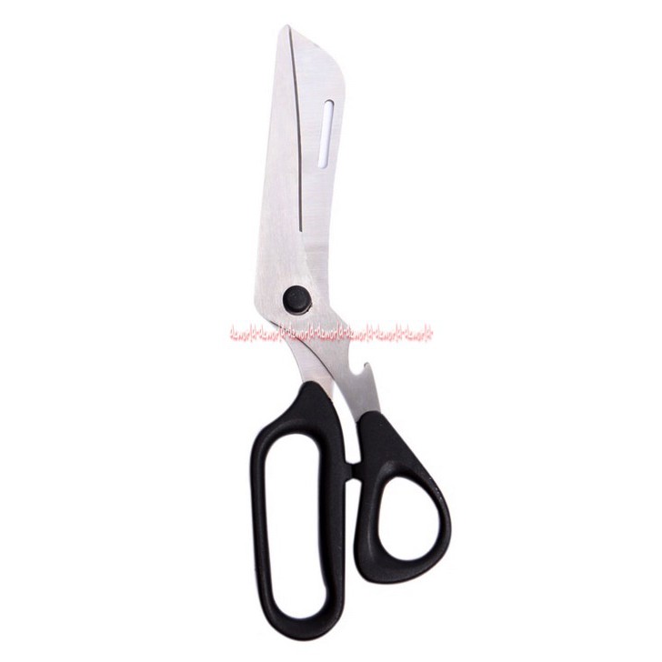 Krischef Heavy Duty Kitchen Shears Gunting Serbaguna Hitam Kris Chef 2-in-1 Heavy Duty Kitchen Scissors Gunting Dapur Serbaguna Untuk Potong Ayam Daun Sayur Bumbu Krisbow