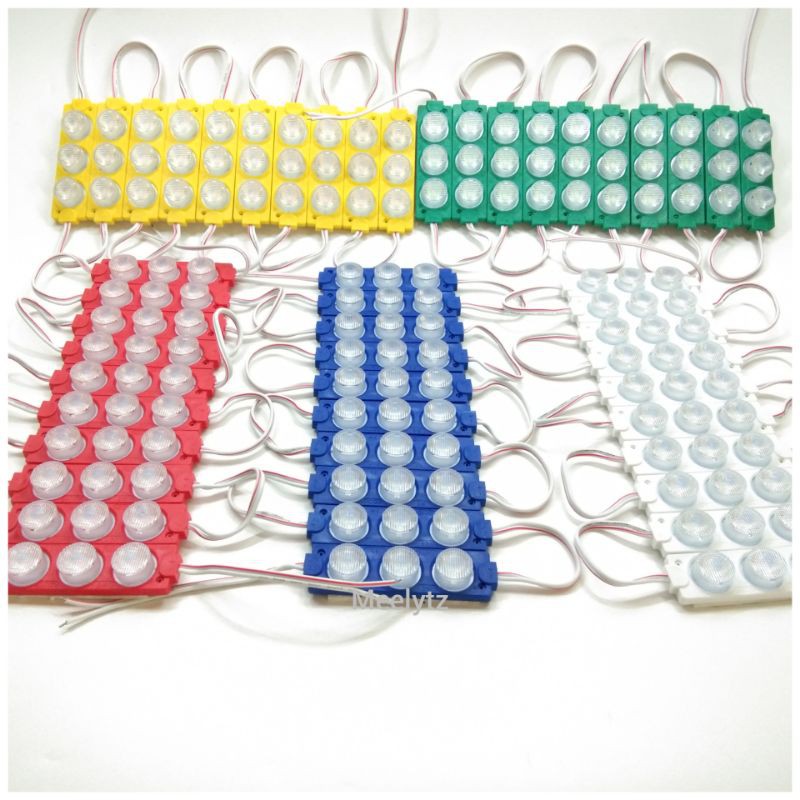 Lampu LED 3 mata 12volt dan 24volt Grade A-2