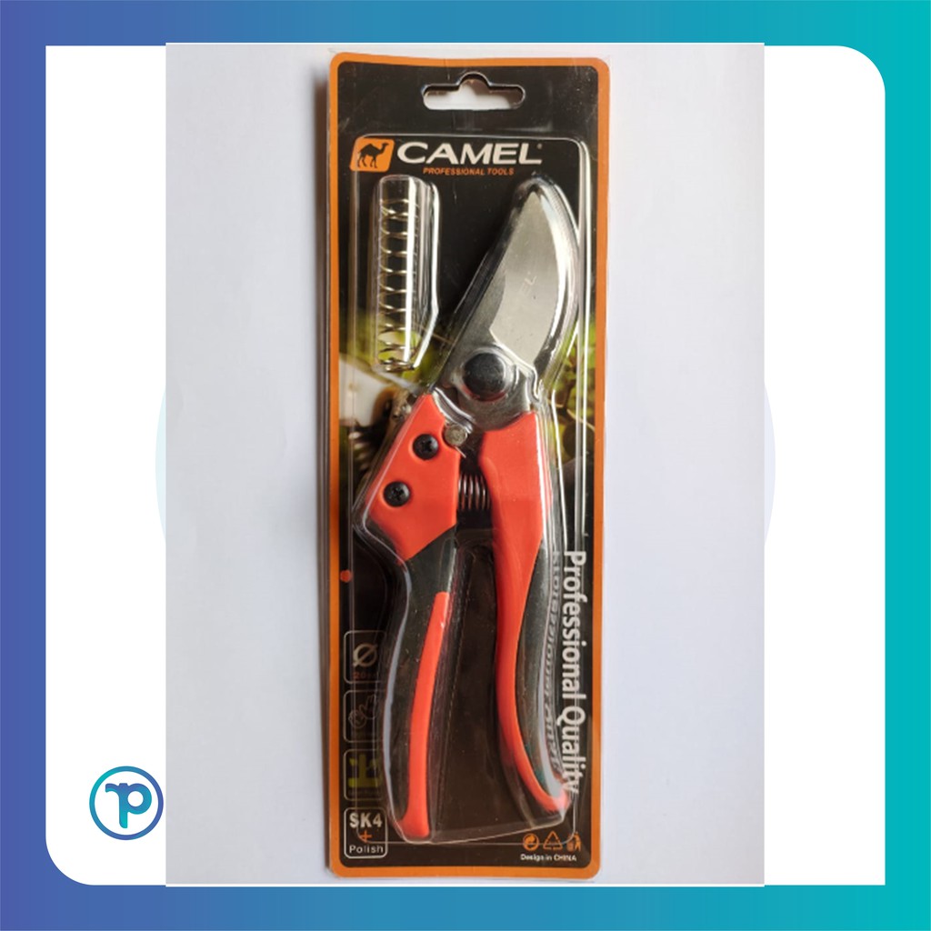 Gunting Dahan Heavy Duty Gagang Fiber Camel / Gunting Ranting Camel