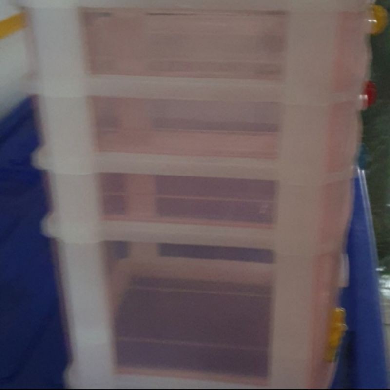 Rak Laci Susun 5 Mini Hello Kitty/ Laci Mini/ Mini Container Plastik