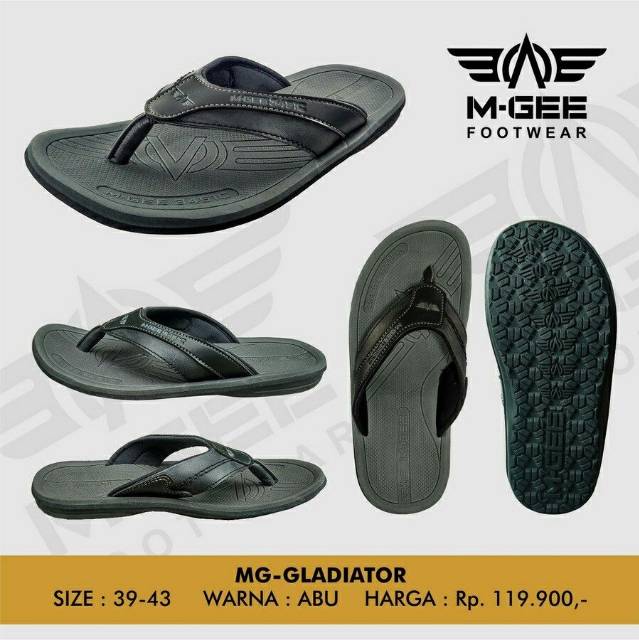 Sandal MGee M-Gee MG Gladiator Casual Pria Original Kualitas Premium