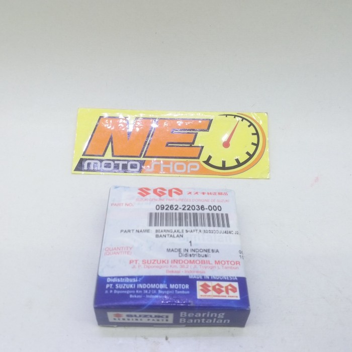 Bearing Laher 6300 09262-22036-000 SGP