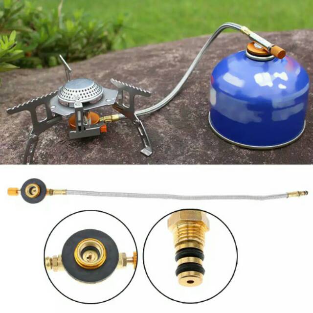 Kran keran katup pengatur api kompor ultralight camping outdoor gunung burner stove