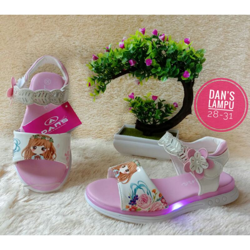 SANDAL LAMPU DANS ANAK CEWEK