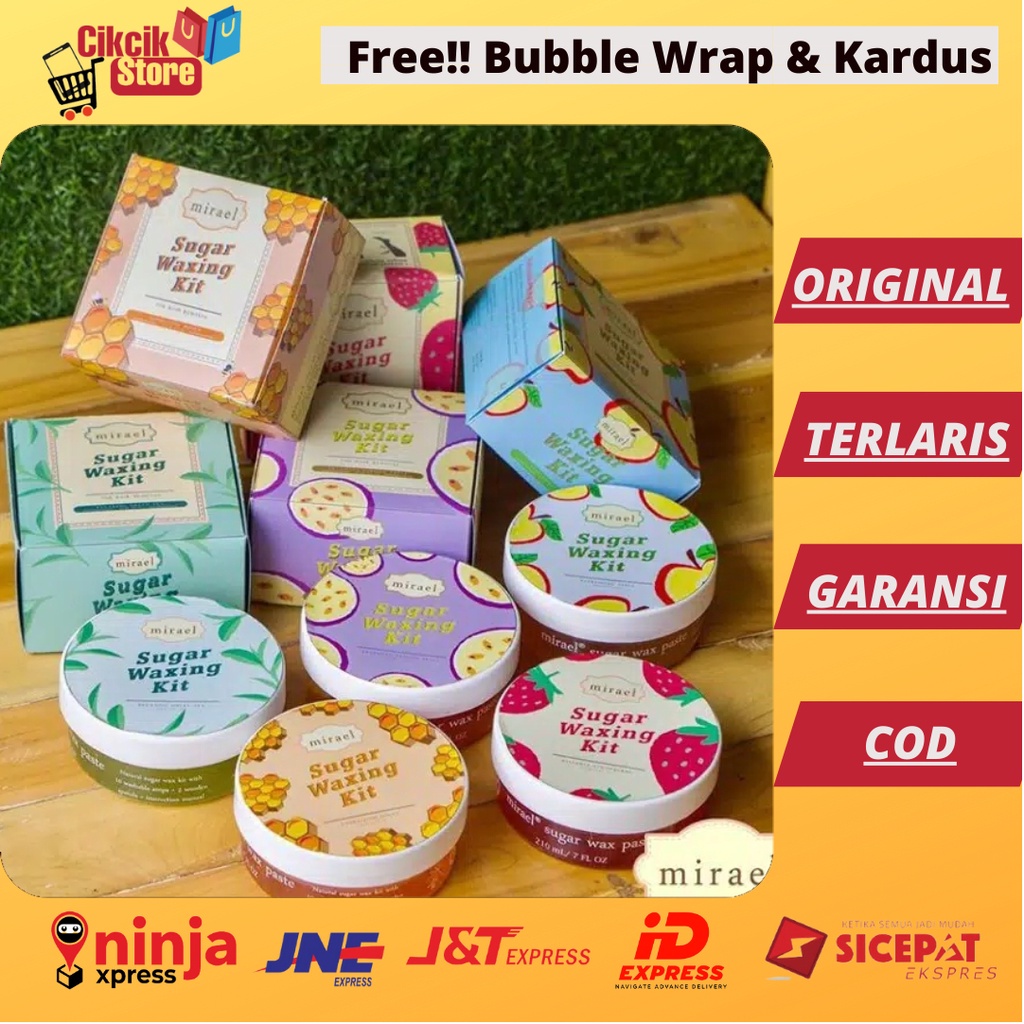 [ ORIGINAL ] MIRAEL Sugar Waxing Kit, Perontok Bulu Permanen, Penghilang Bulu Ketiak Perontok Bulu