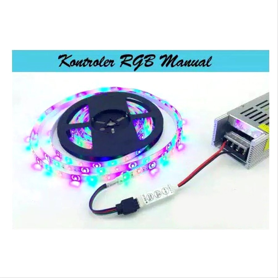 Mini Controller Dimmer Modul Kedip Strobe Otomatis LED RGB 3528 5050 By ADN