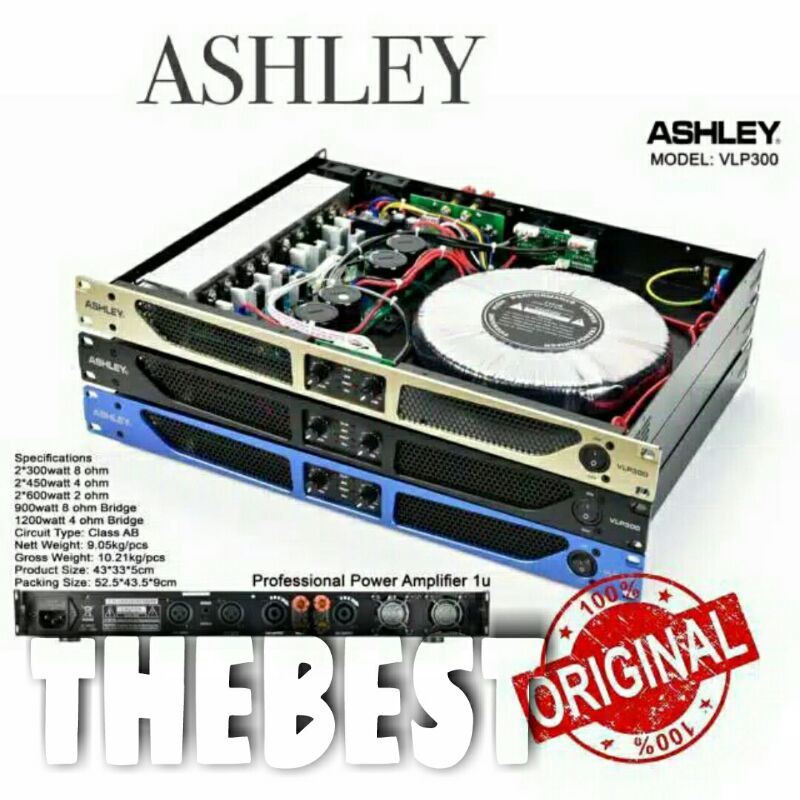 Power Amplifier Ashley VLP 300