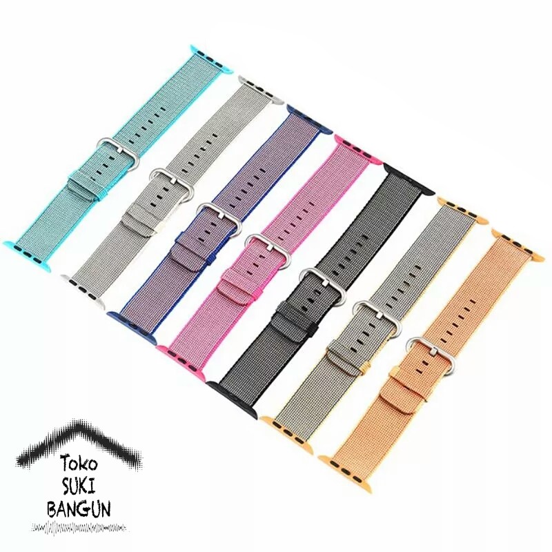 Strap Apple Watch Series Ultra 8 7 6 5 4 3 2 1 49mm 45mm 44mm 42mm TALI JAM WOVEN Nylon Canvas