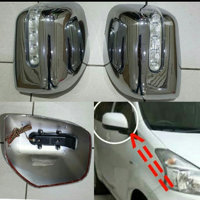 Cover Spion Chrome Toyota All New Avanza Tipe E 2012-2018 - KHAIRUN