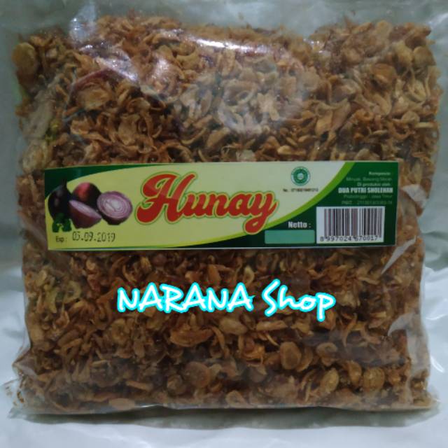 

Bawang Goreng Kualitas 1 berat 500 gram