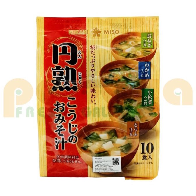 

siap kirim] HIKARI ENJUKU KOJI NO OMISOSHIRU 10PC 194.8 GR