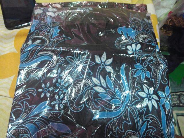 Kemeja Batik Pria Lengan Pendek Size M L Xl Xxl Bswart Batik Hrb026 Kenongo Hem Panjang Padi