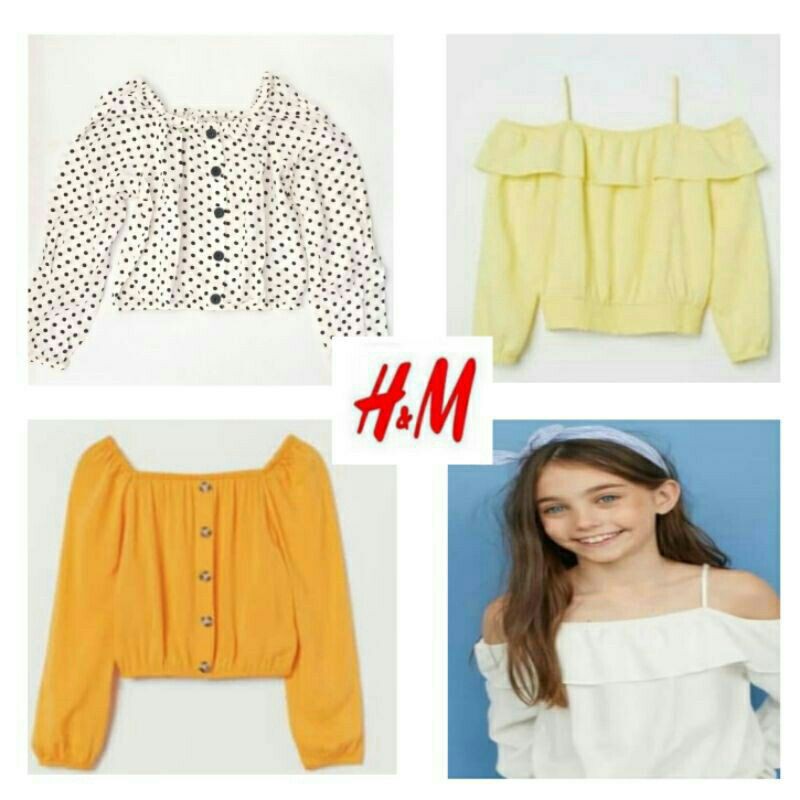 Hnm Blouse Anak Original Branded