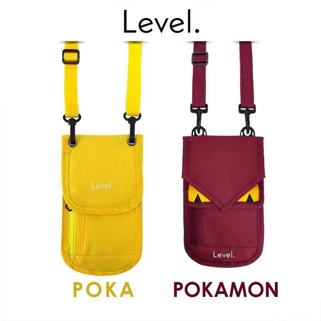 FASHIONSTOREKU DOMPET LEVEL POKAMON HANGING SAKO GRID WALLET FASHION UNISEX