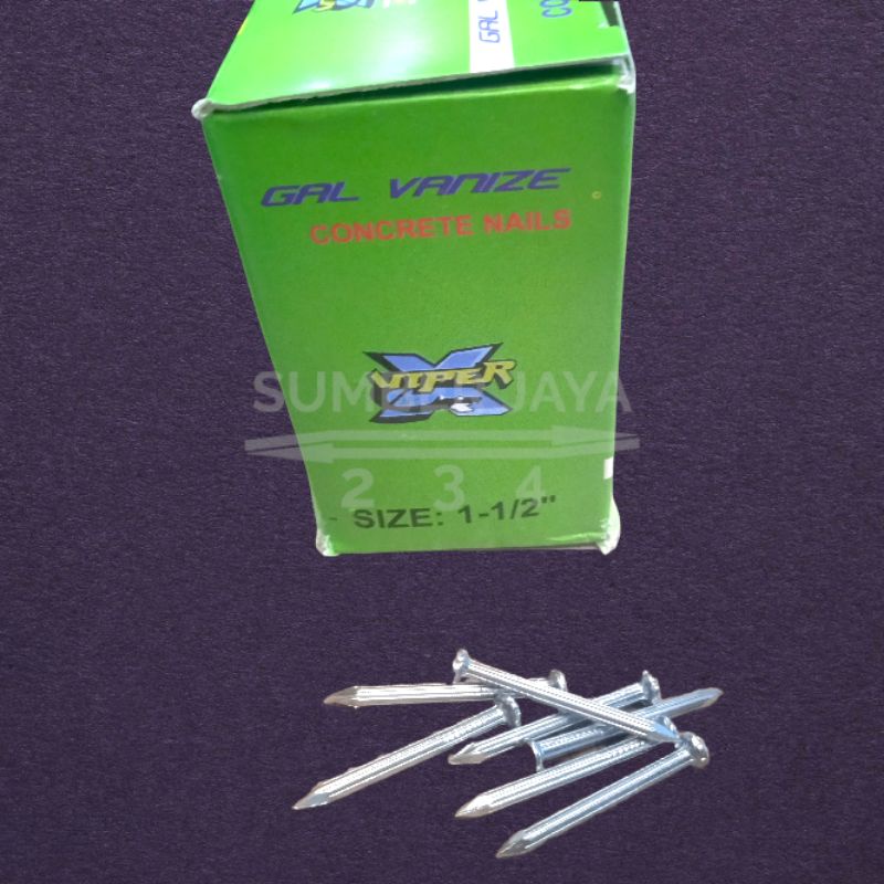 PAKU BETON CONCRETE NAIL  1,5 x 3,2 cm   TERMURAH