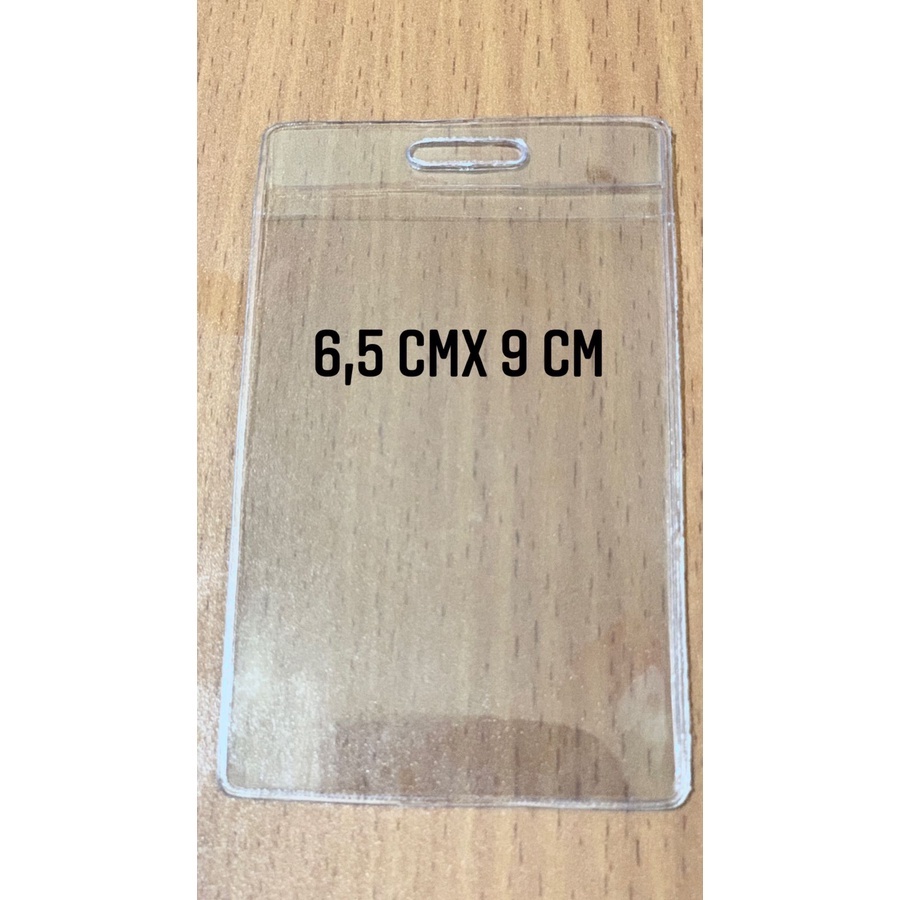 Kantong Plastik Mika Cover Panitia / ID CARD Uk. 6,5 x 9 cm 1 pack ( 100 pcs )