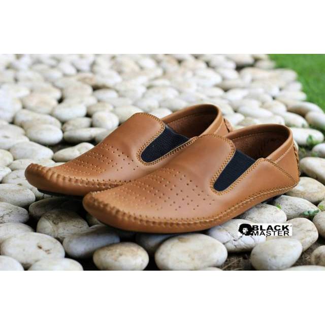 TITANIC - BLACK MASTER ORIGINAL | Sepatu Casual Cowok Murah Slip On Pria Santai Kerja