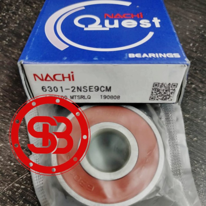 Bearing 6301 2RS / 6301 2RS C3 NACHI JAPAN ORIGINAL