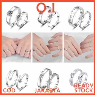 Image of 1 Buah Cincin Pasangan Silver / Cincin Pengantin / Cincin Couple / Cincin Pernikahan