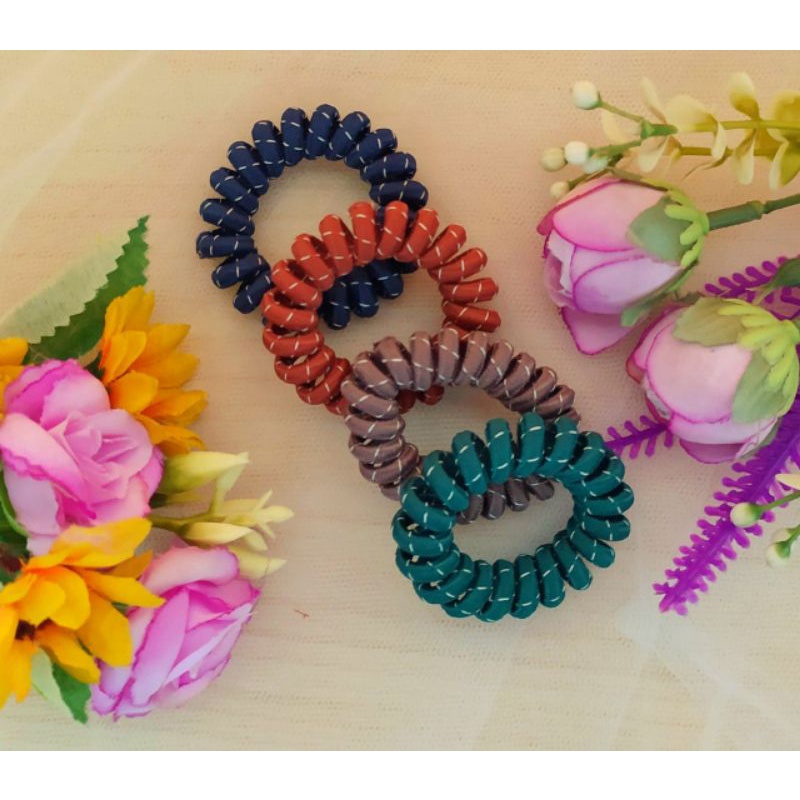 tali rambut plintir tamparan tali rambut korea