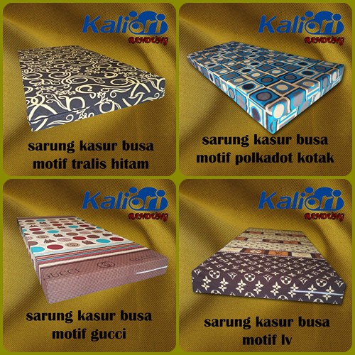 Sarung / Cover Kasur Resleting. Ukuran 120x200x20 Motif Abstrak Cantik