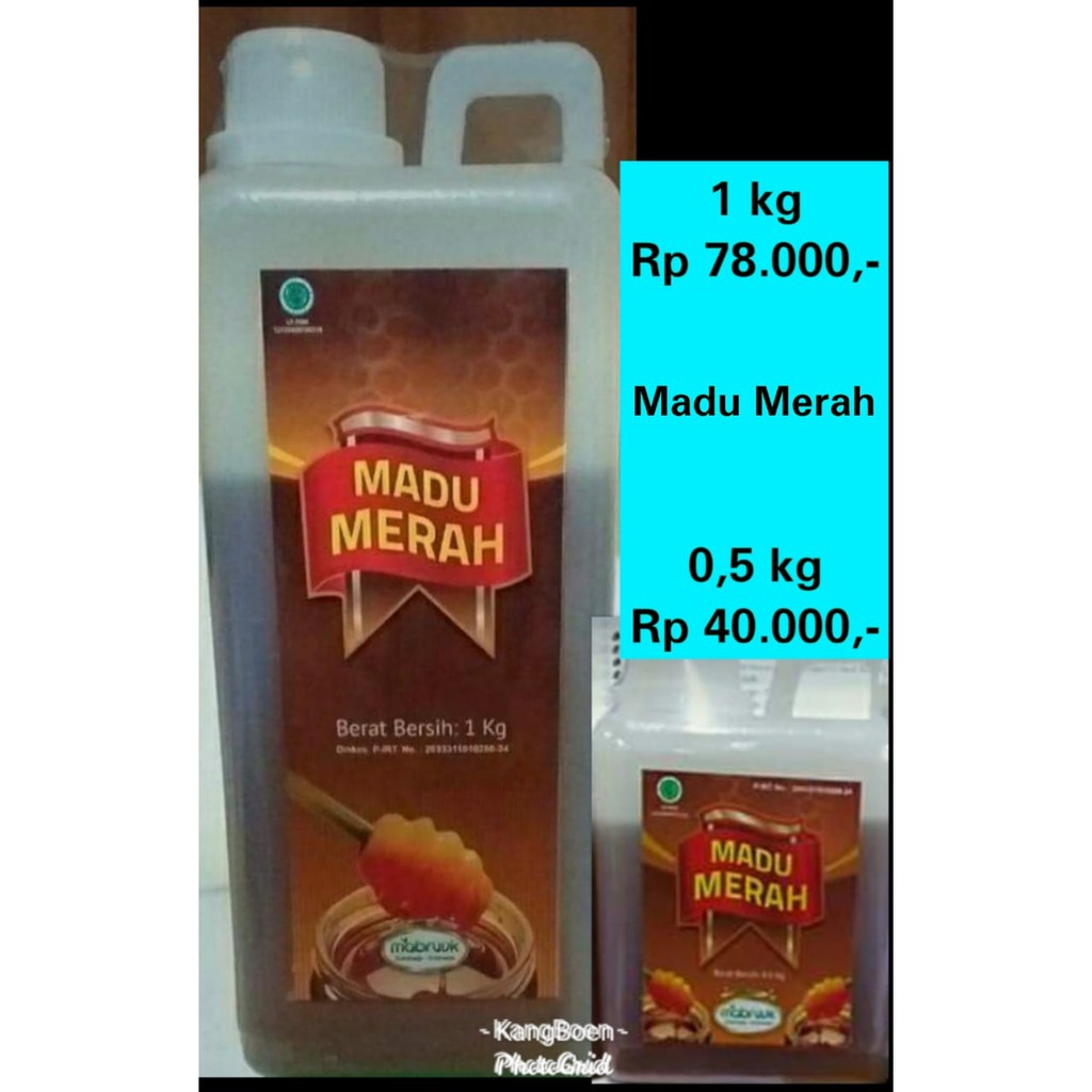 

Madu Merah 1 Kg