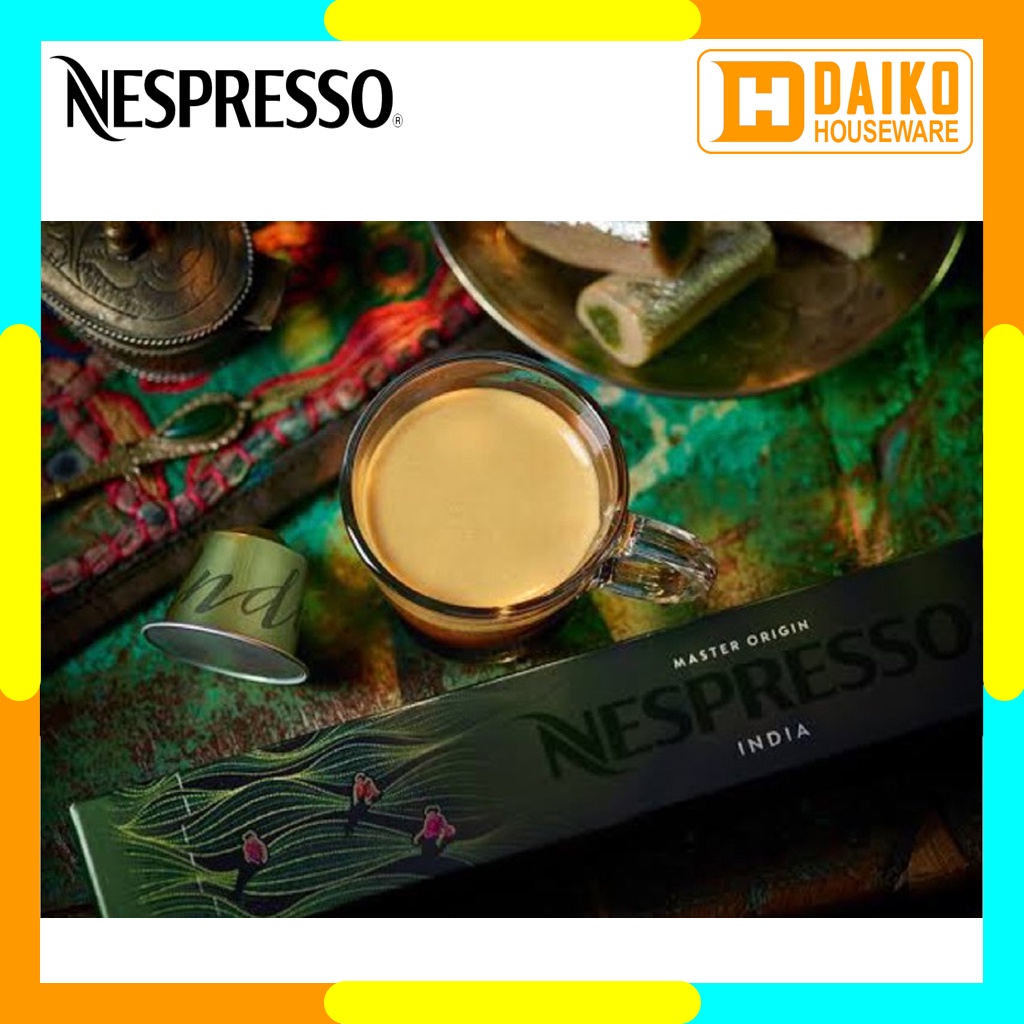 Capsule Nespresso India Original Nestle 1 Pack - Coffee Master Origins Kopi Kapsul Expired Panjang