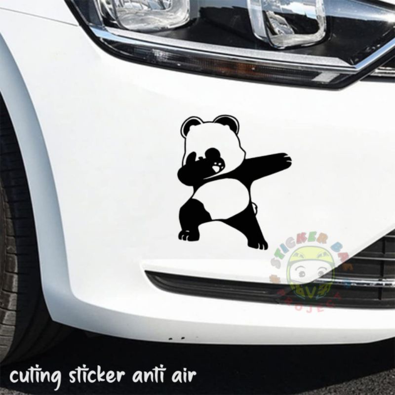 Sticker kungfu panda cuting sticker 1pcs bahan anti air berkualitas