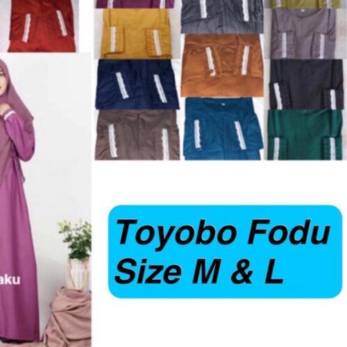 ℗ Gamis Toyobo FODU Lengan Renda ⅍