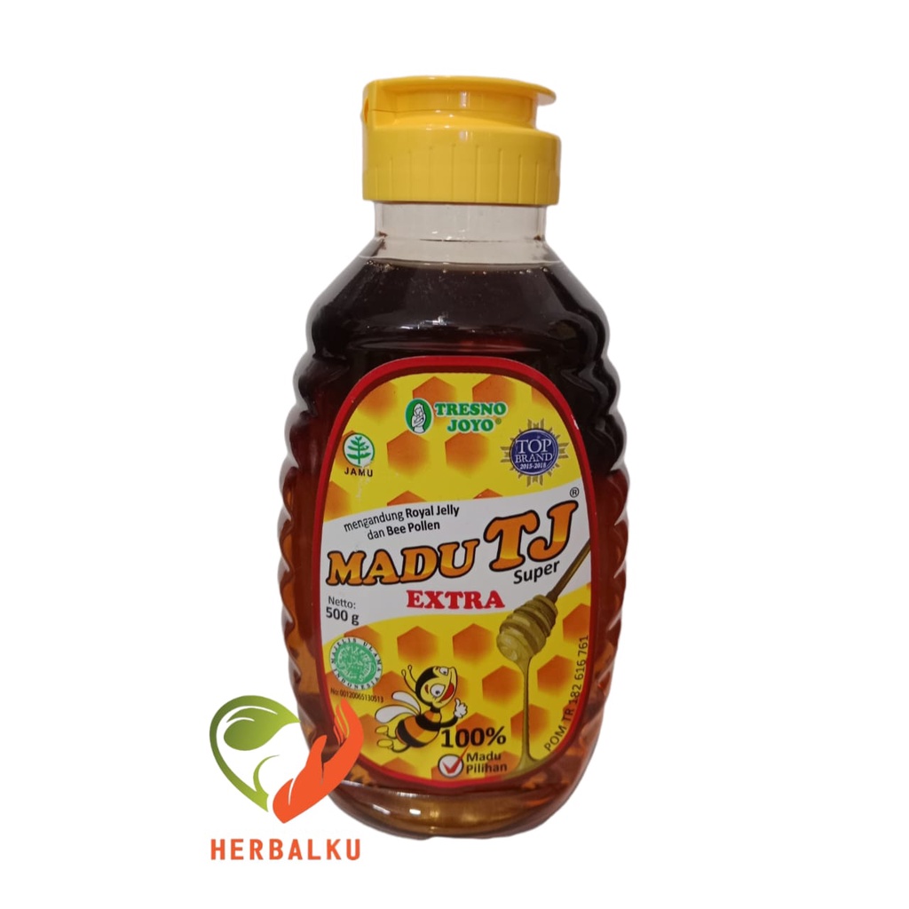 

Madu TJ Extra | Tresno Joyo TJ Super Royal Jelly Bee Pollen | 500 gr