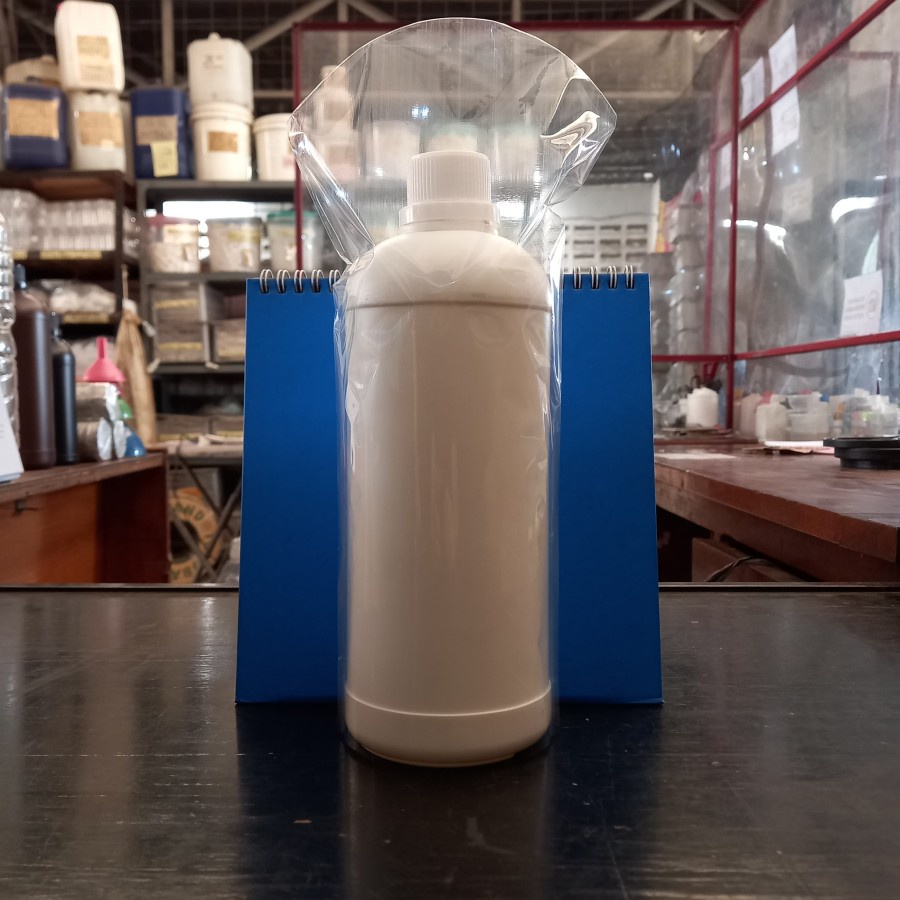 Plastik Shrink Botol Agro Bulat 1 Liter Tutup Segel