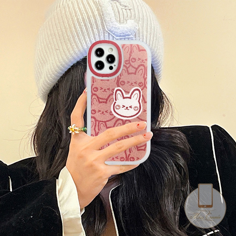 Realme C35 C53 C55 10 9i 8i C25 C12 C25s GT Master C30 C11 C31 C15 C21Y C25Y 8 5i 6i C3 7i 7 C17 6 5 5s 8Pro C21 Cute Bear Rabbit Full Back Oval Perlindungan Lensa Soft TPU Sarung