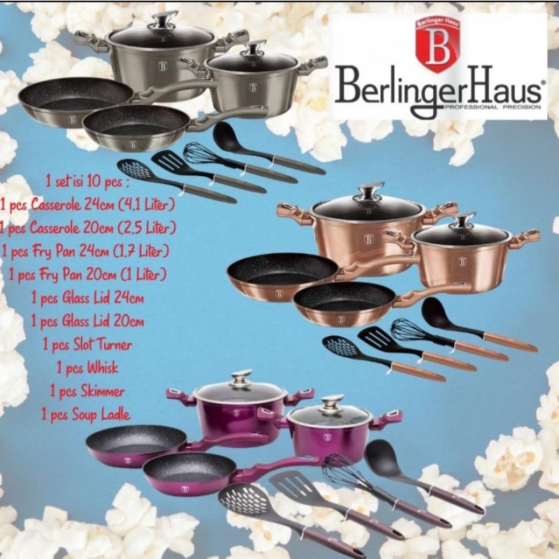 Berlinger Haus Cookware Set of 10