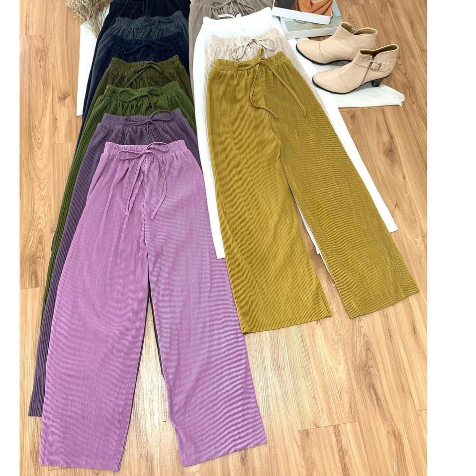 Wow Murah Meriah.. CELANA KULOT PLISKET TALI LIDI SPAN // CELANA KULOT PLISKET LIDI // KULOT PLEATS 