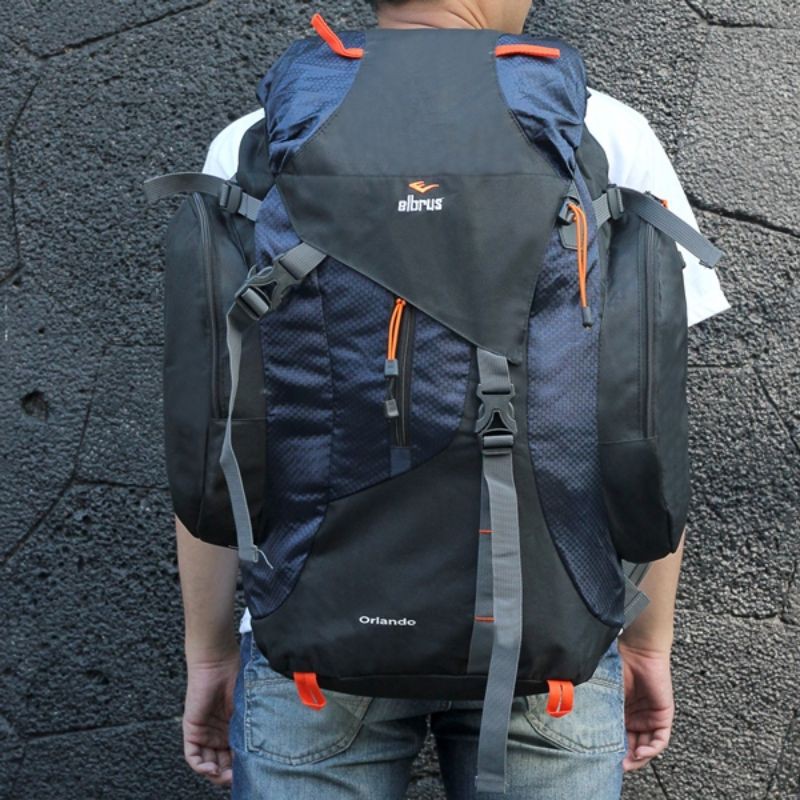 Original - Tas Gunung Pria Carrier Keril Hiking Travel Jumbo Orlando Termurah Garansi