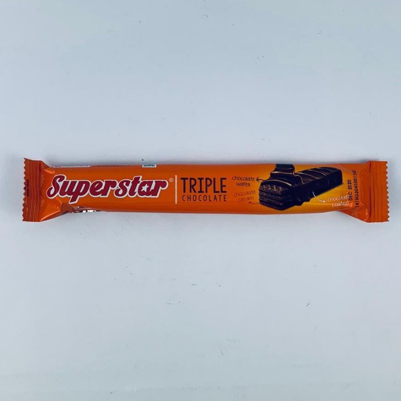 

Superstar Triple Chocolate Cokelat Coklat 18 gram