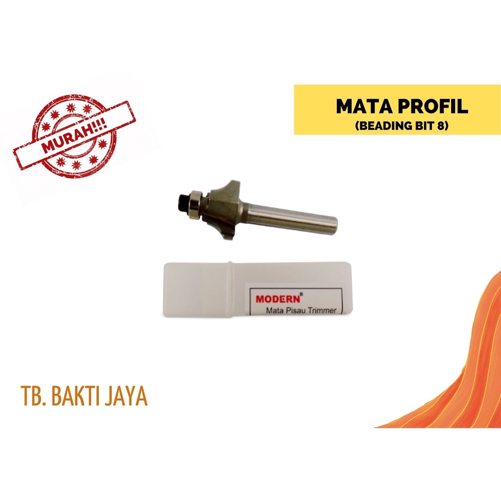 MATA PROFIL / MATA ROUTER / MATA PROFIL KAYU BEADING BIT MODERN
