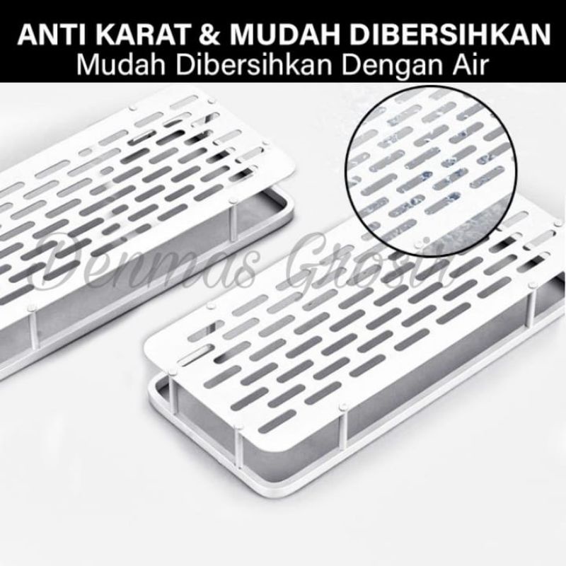 (COD) Rak Susun Serbaguna/Rak Stainless Anti Karat