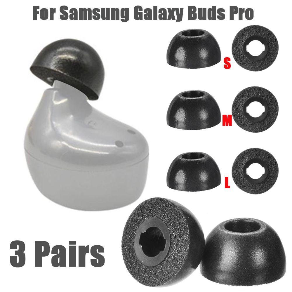 Suyo 3pasang Ear Tips Soft Noise Reduction Eartips Penyumbat Telinga Pengganti Untuk Samsung Galaxy Buds Pro