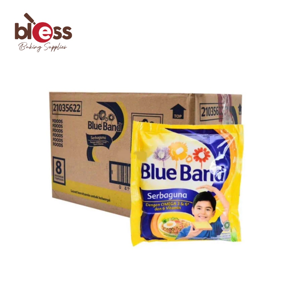 

MARGARINE BLUE BAND SACHET 200 GR / BLUE BAND SACHET CTN ( 60 PCS)