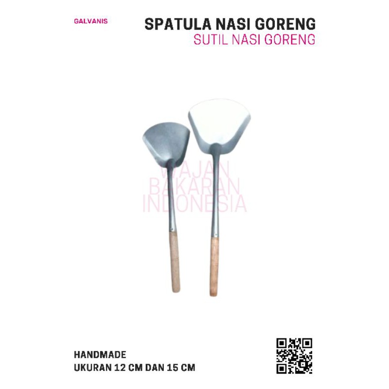 Sutil Nasi Goreng / Sutil Penggorengan / Sutil Gorengan / Sutil Plat / Sutil Galvanis / Spatula